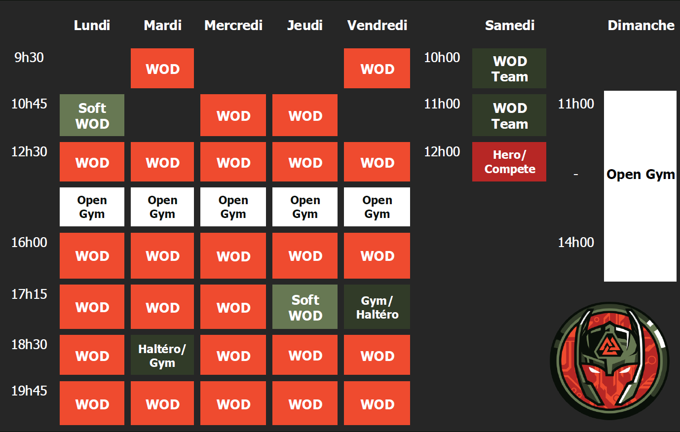 Planning CrossFit Haekkun